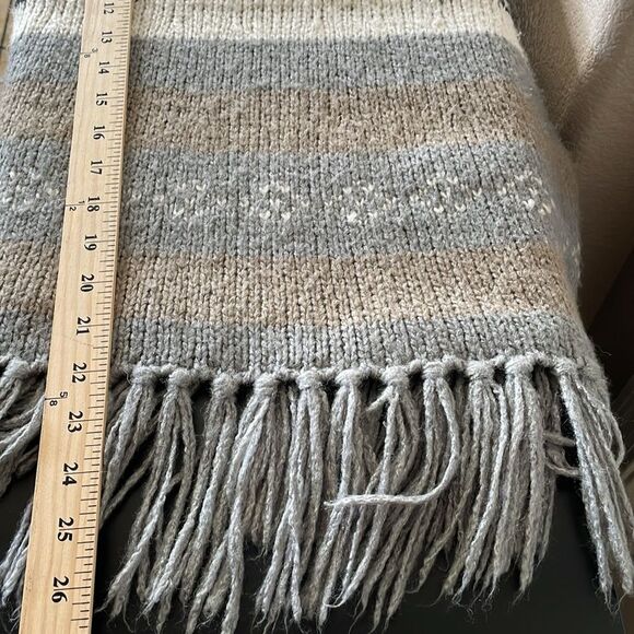 Zara Knit Will Blend Fringe Sweater Size M - Picture 6 of 6